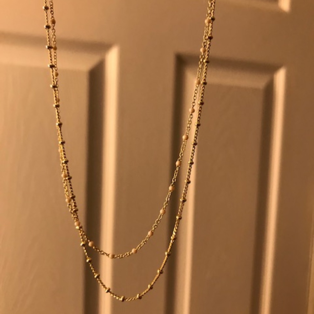 NWT gorjana capri layer necklace
